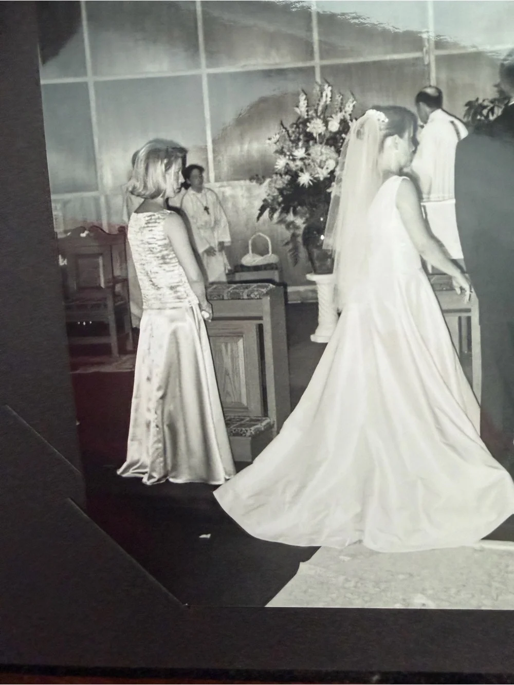 Wedding Photograph Wall Art - Black & White Vintage Style